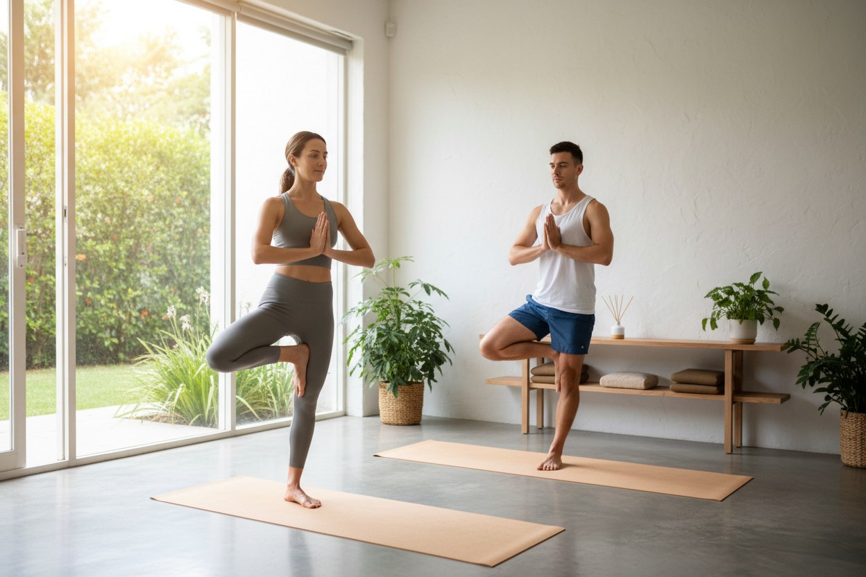 Yoga seans pratiği